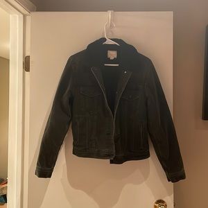 American eagle jean Sherpa jacket